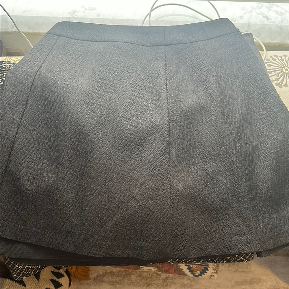 Elegant Black Textured Skirt